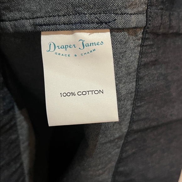 Draper James' Chambray Ruffle Shift Dress Size 10 NWT - Picture 8 of 10